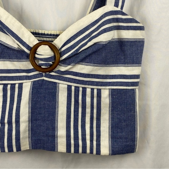 Francesca’s Coco + Jaimeson Women’s Cropped Top Stripes Size Small - Picture 12 of 16